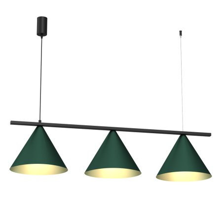 Lustră Milagro Capital  3xGX53   230V/50Hz Green Metal IP20 [1]