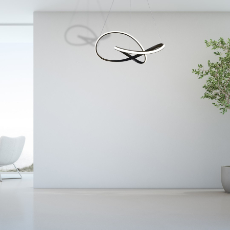 Lustra Milagro Cappio LED 36W 2160 lm 4000K 230V Black Metal & Plastic IP20 [5]