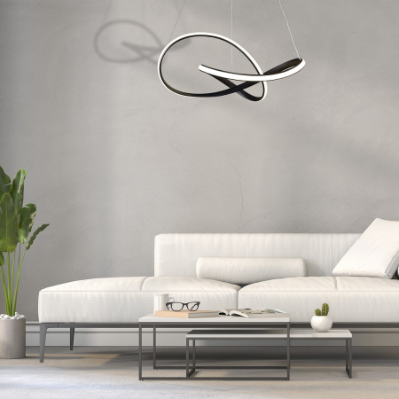 Lustra Milagro Cappio LED 36W 2160 lm 4000K 230V Black Metal & Plastic IP20 [7]