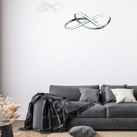 Lustra Milagro Cappio LED 36W 2160lm 4000K 230V Crom Metal & Plastic IP20 [7]