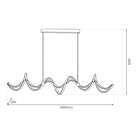 Lustra Milagro Colia LED 55W 3500lm 4000K 230V Black Metal & Plastic IP20 [4]