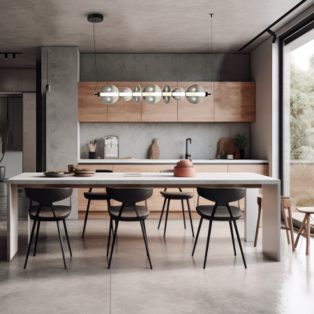 Lustra Milagro Daphne LED 40W 5094lm 3000K 230V Black Metal & Sticlă IP20 [3]