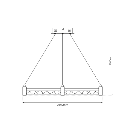 Lustra Milagro Elegance LED 36W 2300lm 4000K 230V Gold Metal & Acril IP20 [4]