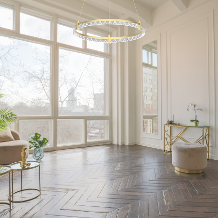 Lustra Milagro Elegance LED 36W 2300lm 4000K 230V Gold Metal & Acril IP20 [3]