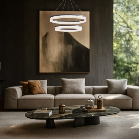 Lustra Milagro Gala LED 54W 4320lm 4000K 230V Crom Metal & Plastic IP20 [3]