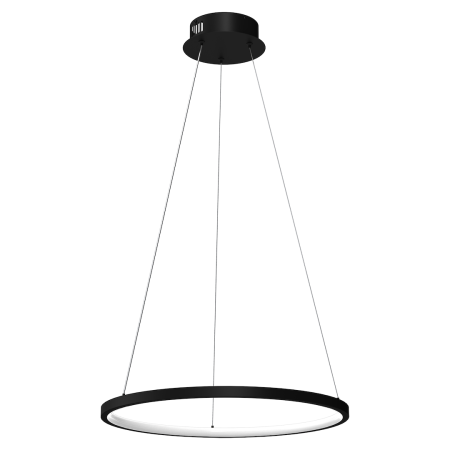 ILUMINAT - Lustra Milagro Hoop LED 27W  4000K 230V Black Metal & Plastic IP20