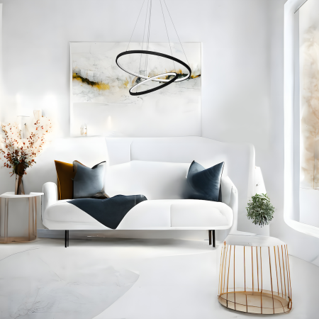 Lustra Milagro Hoop LED 51W  4000K 230V Black Metal & Plastic IP20 [4]