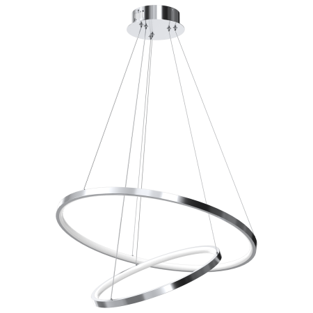 Moderne - Lustra Milagro Hoop LED 51W  4000K 230V Crom Metal & Plastic IP20