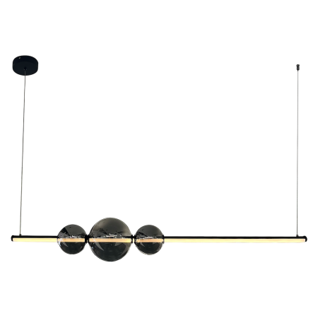 Moderne - Lustra Milagro Kugel LED 30W 1500lm 4000K 230V Black Metal & Sticlă IP20