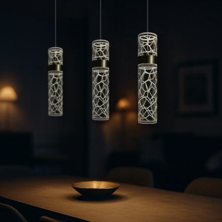 Lustra Milagro Lagos LED 24W 1920 lm 4000K 230V Gold Metal & Plastic IP20 [3]