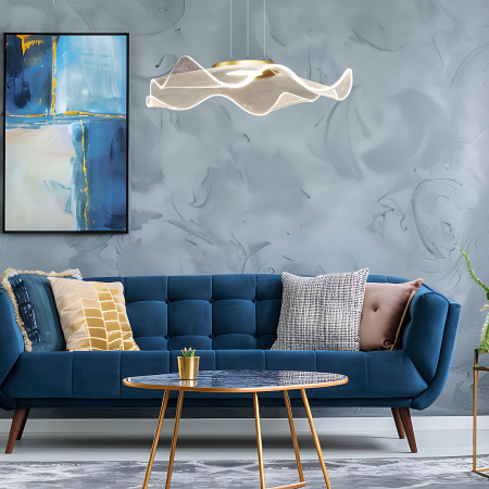 Lustră Milagro Largo  16W 1300lm 4000K 230V/50Hz Gold Metal & Acril IP20 [3]