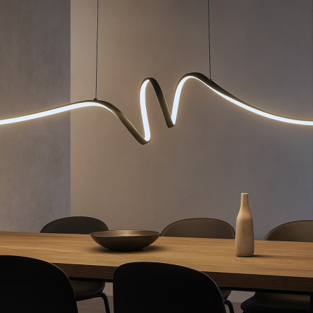 Lustra Milagro Loop LED 28W 1700lm 4000K 230V Black Metal & Plastic IP20 [3]