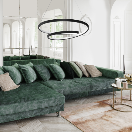 Lustra Milagro Lucero LED 48W 2400 lm 4000K 230V Black Metal & Plastic IP20 [3]