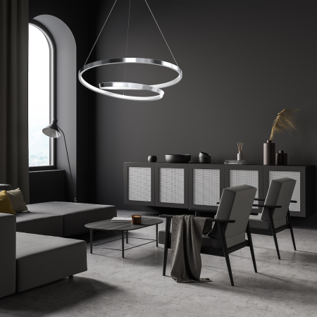 Lustra Milagro Lucero LED 48W 2400 lm 4000K 230V Crom Metal & Plastic IP20 [3]