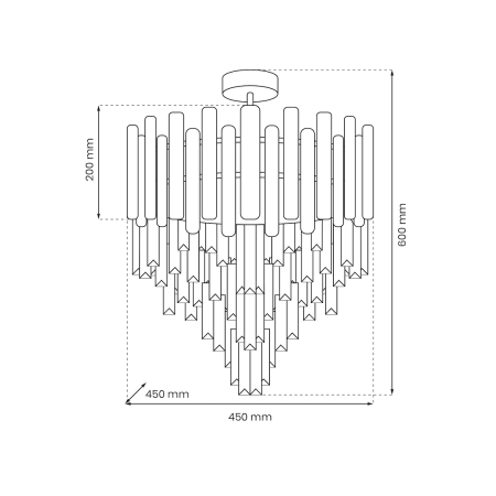 Lustră Milagro Madison  9xE14 40W   230V/50Hz Chrome Metal & Cristal IP20 [4]