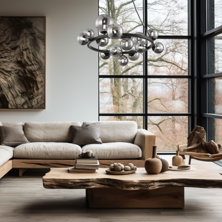 Lustra Milagro Mila G9 14xG9 max 9W   230V Black Metal & Sticlă IP20 [2]