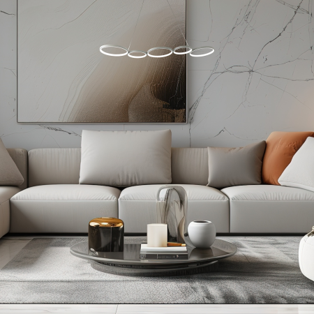 Lustră Milagro Olympia  50W 3200lm 4000K 230V/50Hz White Metal & Plastic IP20 [2]