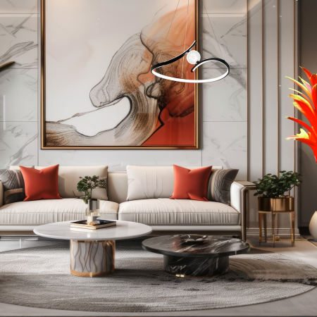 Lustra Milagro Perla LED 34W 2200lm 4000K 230V Black Metal & Acril & Plastic IP20 [3]