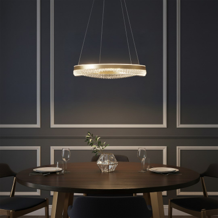 Lustra Milagro Preciosa LED 52W 3400lm 4000K 230V Gold Metal & Acril IP20 [1]