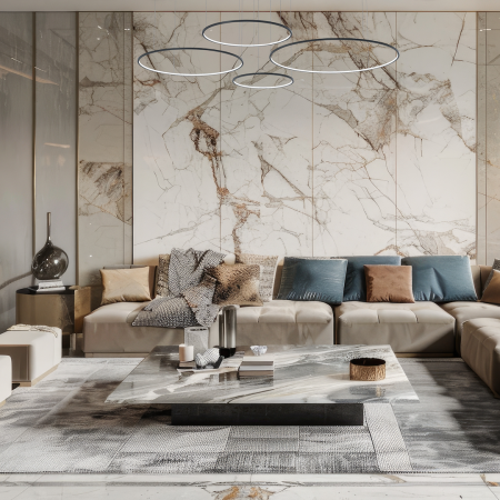 Lustra Milagro Saturno LED 120W 5400lm 4000K 230V Black Metal & Plastic IP20 [3]