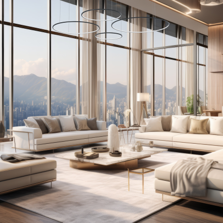 Lustra Milagro Saturno LED 120W 5400lm 4000K 230V Black Metal & Plastic IP20 [2]