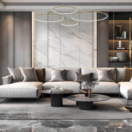 Lustra Milagro Saturno LED 120W 5400lm 4000K 230V Gold Metal & Plastic IP20 [3]