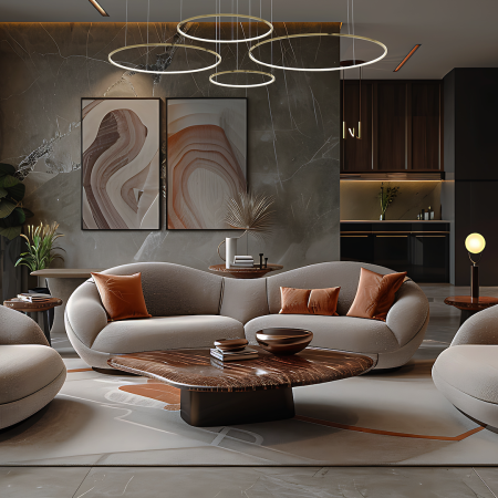 Lustra Milagro Saturno LED 120W 5400lm 4000K 230V Gold Metal & Plastic IP20 [2]