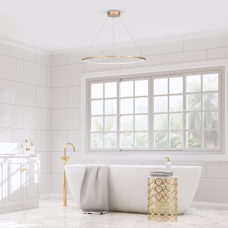 Lustra Milagro Saturno LED 57W 3100lm 4000K 230V Gold Aluminiu & Plastic IP44 [3]