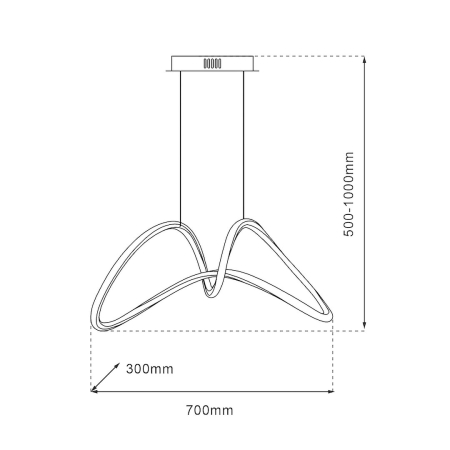 Lustra Milagro Tesoro LED 48W 2400 lm 4000K 230V Gold Metal & Plastic IP20 [7]
