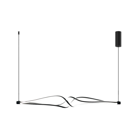 Moderne - Lustra Milagro Twister LED 56W 3700lm 4000K 230V Black Metal & Plastic IP20