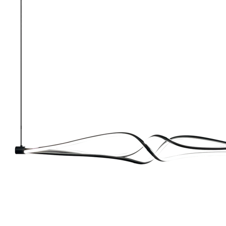 Lustra Milagro Twister LED 56W 3700lm 4000K 230V Black Metal & Plastic IP20 [1]