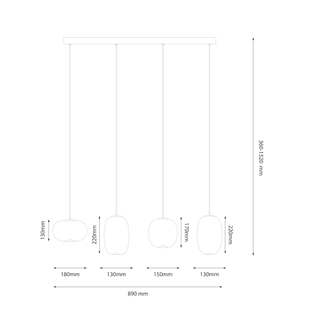 Lustra Milagro Vaso LED 15W 1689lm 3000K 230V White Metal & Sticla IP20 [4]
