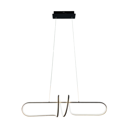 Moderne - Lustra Milagro Vertigo LED 54W 3300lm 4000K 230V Black Metal & Plastic IP20