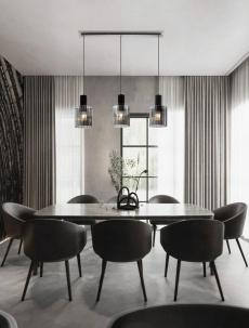 Lustra MIRBI Nova Luce 9236202 3xE27 IP20 Sandy Black [4]