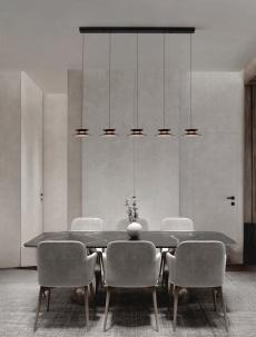 Lustra MORFI Nova Luce 9416952 LED 24 W, 771 lm, 3000K IP20 Sandy Black [1]