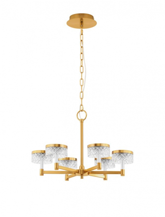 Lustra Nova Luce BION 9186944 LED 38W 3000K 2399lm Brass Gold & Acrylic  IP20 [1]