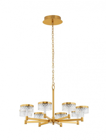 Lustra Nova Luce BION 9186945 LED 48W 3000K 3094lm Brass Gold & Acrylic  IP20 [1]