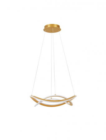 Lustra Nova Luce CELESTIA 9030645 LED 87W 3000K 3141lm Brass Gold Aluminium & Acrylic  Triac Dimmable IP20 [1]