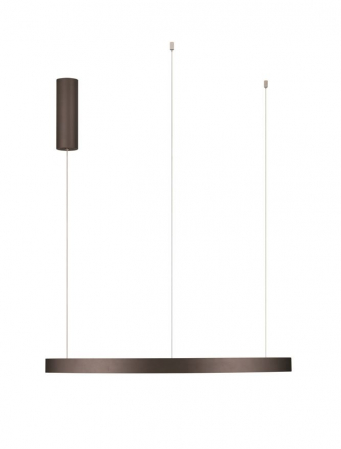 Lustra Nova Luce ELOW EN 9345650 LED 77W 3000K 3326lm Brushed BroW n Coffee Aluminium & Silicone  Triac Dimmable IP20 [2]