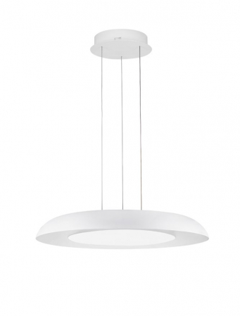 Lustre - Lustra Nova Luce EPOS 9345710 Triac Dimmable Sandy White Aluminium & Acrylic LED 38W 2100lm 2700K-4000K CCT IP20