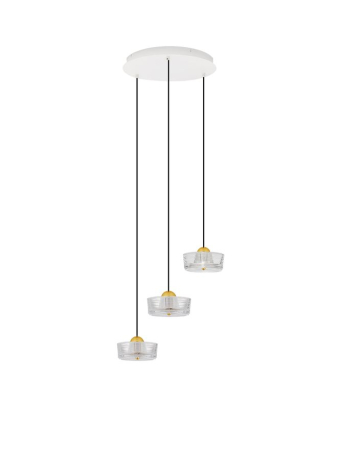 Moderne - Lustra Nova Luce KEROS 9695279 Sandy Gold Carbon Steel Aluminium & Acrylic LED 18W 1151lm 3000K IP20