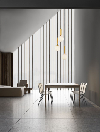 Lustra Nova Luce MONET E27 3x12W   Brass Gold Metal Opal Glass IP20 [1]