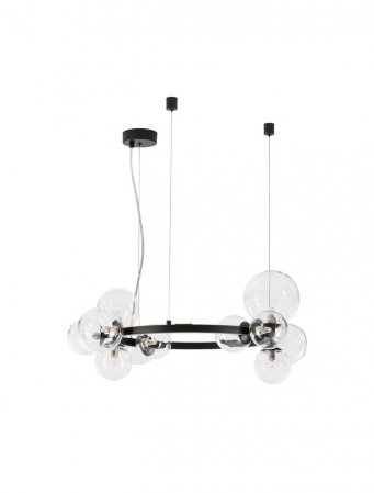 Lustra Nova Luce ODILLIA G9 11x5W   Matt Black Metal & Glass IP20 [2]