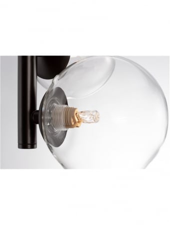 Lustra Nova Luce ODILLIA G9 6x5W   Matt Black Metal & Glass IP20 [6]