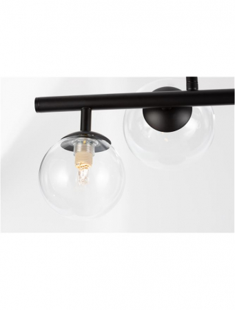 Lustra Nova Luce ODILLIA G9 7x5W   Matt Black Metal & Glass IP20 [9]