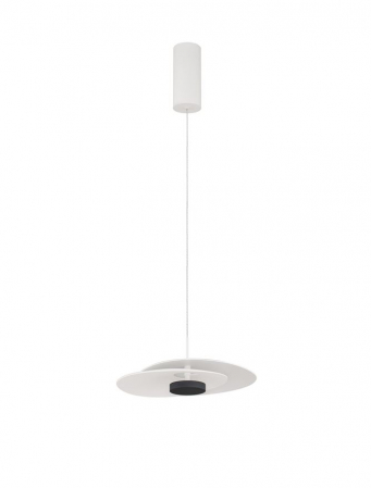 Moderne - Lustra Nova Luce OLEA 9580694 Triac Dimmable Sandy White Aluminium LED 16W 537lm 3000K IP20