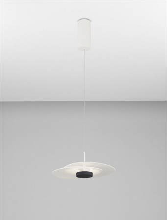 Lustra Nova Luce OLEA 9580694 Triac Dimmable Sandy White Aluminium LED 16W 537lm 3000K IP20 [3]