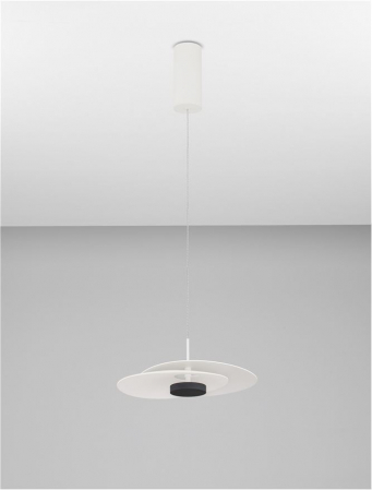 Lustra Nova Luce OLEA 9580694 Triac Dimmable Sandy White Aluminium LED 16W 537lm 3000K IP20 [2]