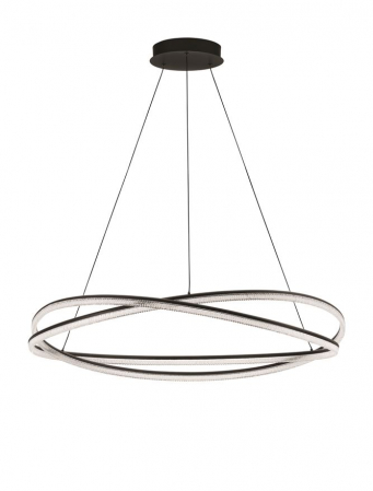 Lustra Nova Luce OPEHLIA 9186935 LED 68W 3000K 5637lm Sandy Black Aluminium   IP20 [2]