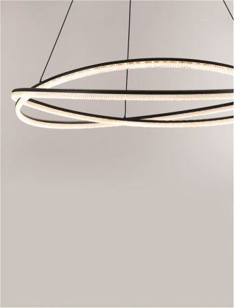 Lustra Nova Luce OPEHLIA 9186935 LED 68W 3000K 5637lm Sandy Black Aluminium   IP20 [6]